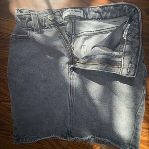 American apparel denim skirt